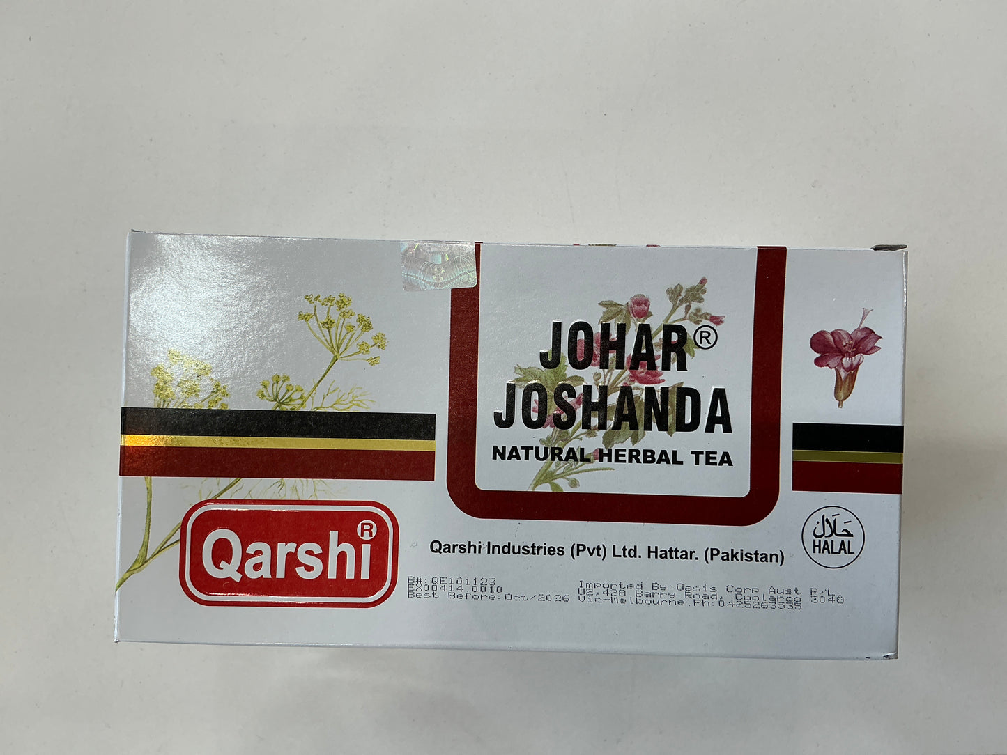 Qarshi Johar Joshanda tea 30 sachets (Halal)