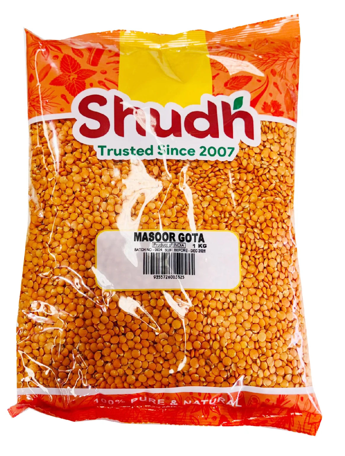 Shudh Masoor Gota 1Kg