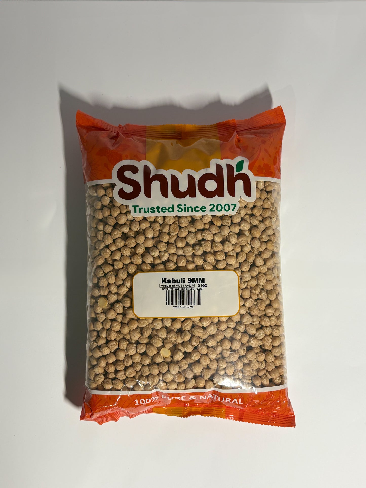 Shudh Kabuli Chana 9mm 2kg