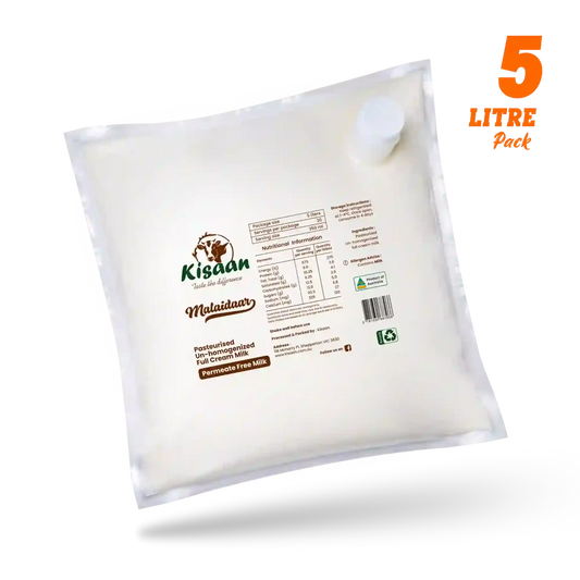 Kisaan milk 5ltr