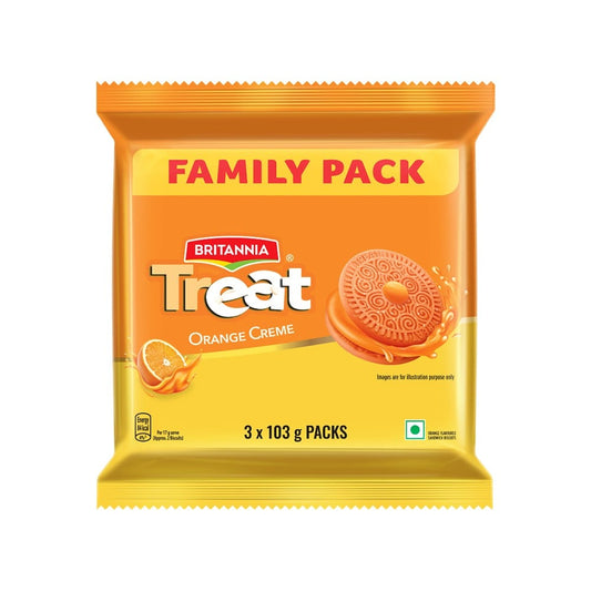 Britannia Treats Orange Biscuits 500g