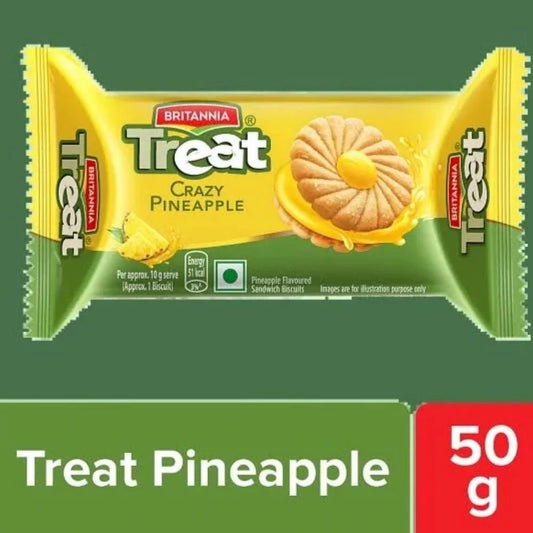 Britannia Treats Pineapple Biscuits 500g