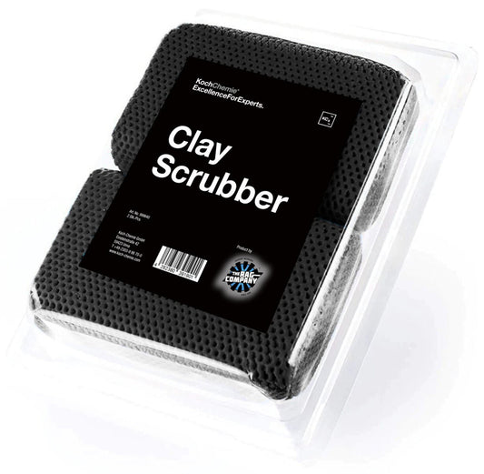 Clay hand scrubber