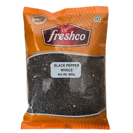 Freshco black pepper whole 500g