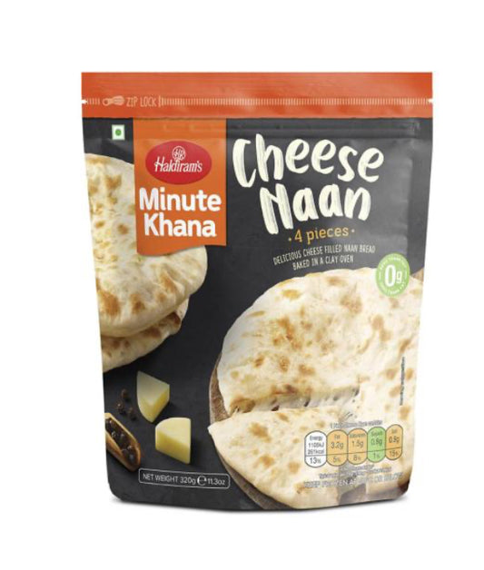 Haldiram’s Frozen Cheese Naan 320g (4pc)