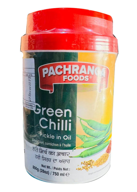 Pachranga green chilli pickle 800g