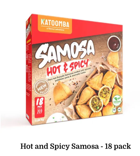 Katoomba Frozen Hot n Spicy Samosa 1.26 kg (18 pack)