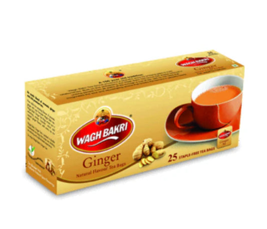 WAGH BAKRI Ginger Tea Bags 50g