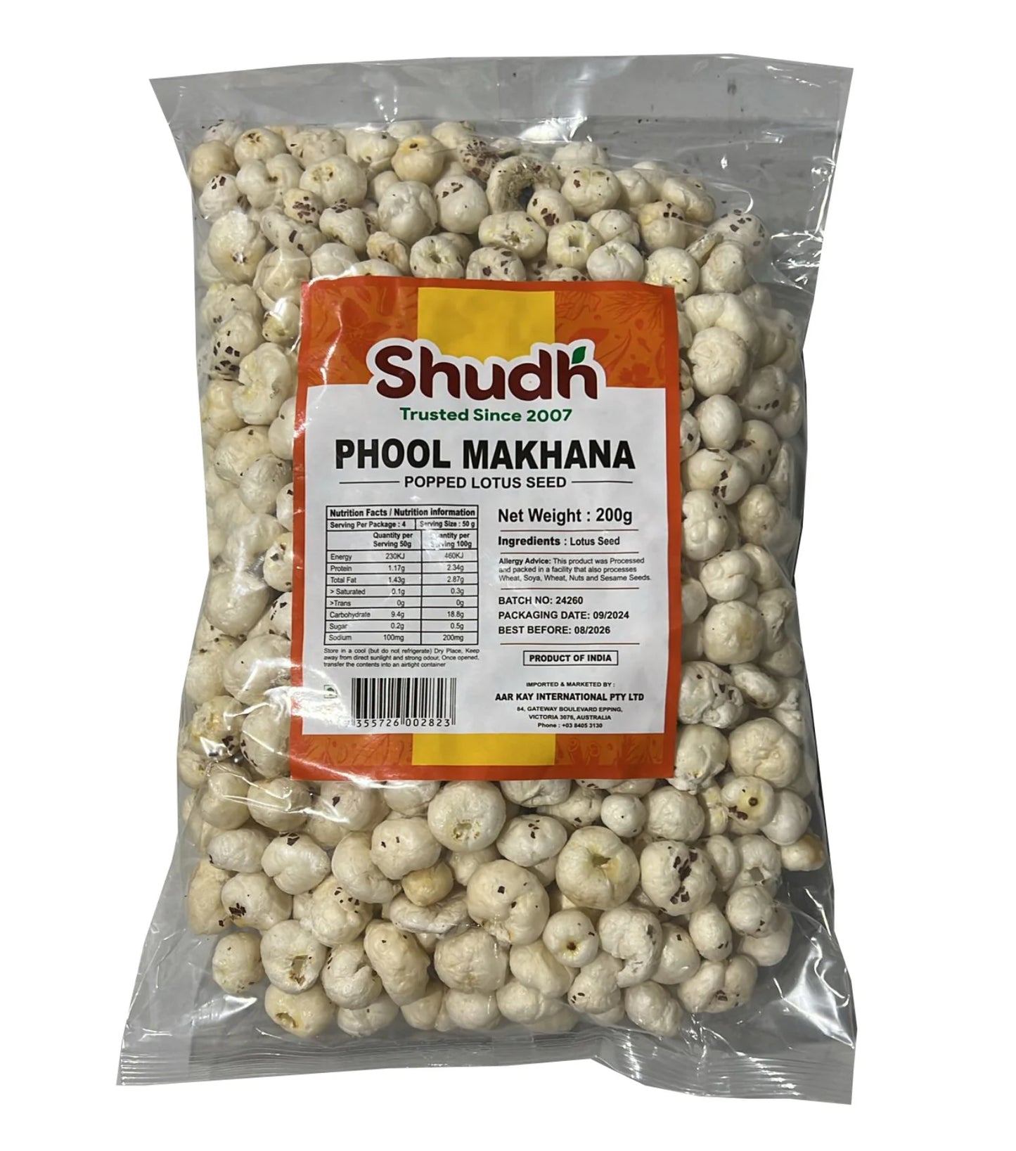 Shudh phool makhana 200g