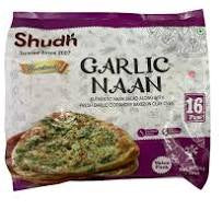 Shudh frozen garlic naan 16pcs