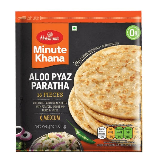 Haldiram Frozen Aloo Pyaz Paratha 1.6kg (16pc)