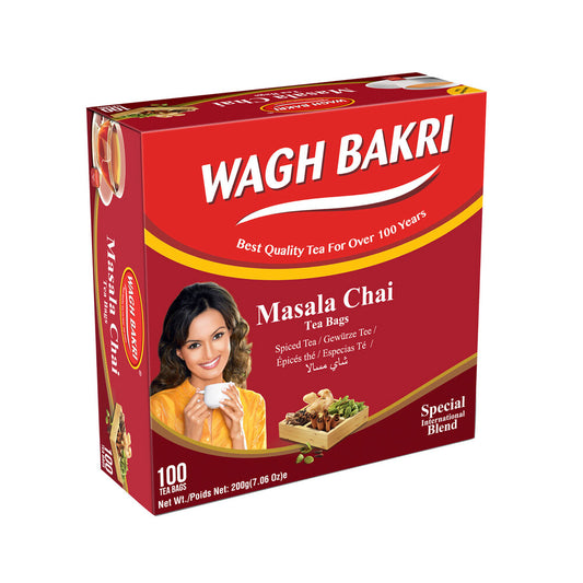 WAGH BAKRI Masala Tea Bags 100 bags