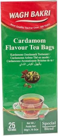 WAGH BAKRI Cardamom Tea Bags 50g