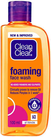 Clean and clear face wash