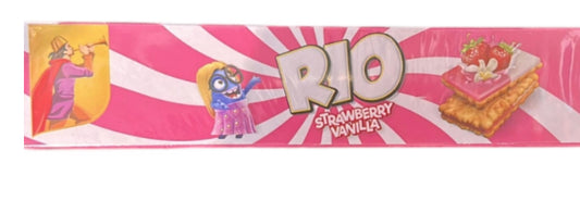 EBM Rio Straw/ Vanilla cream Biscuits 105g