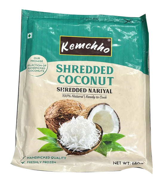 Kemchho shredded coconut 340g frozen
