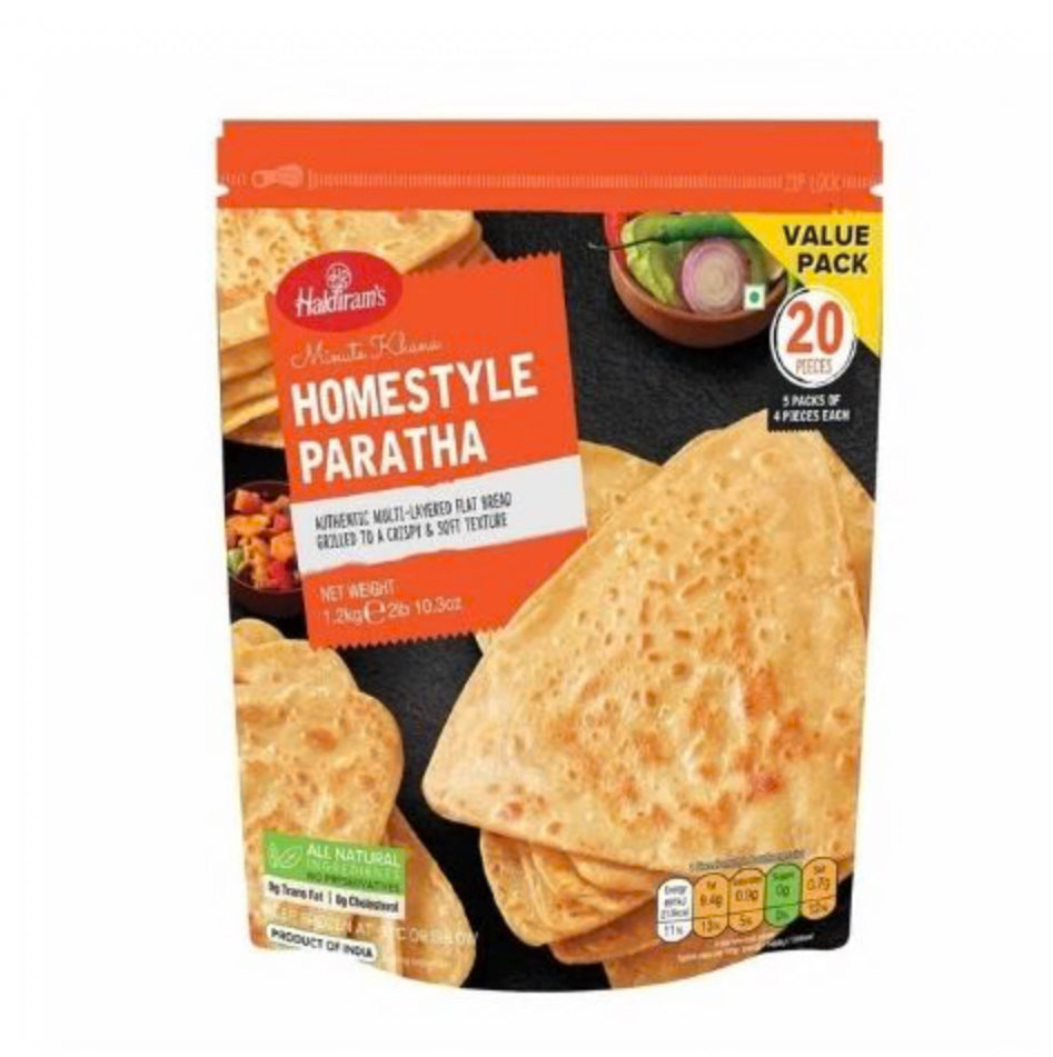 Haldiram’s Frozen Homestyle Paratha 1.2kg (20pc)