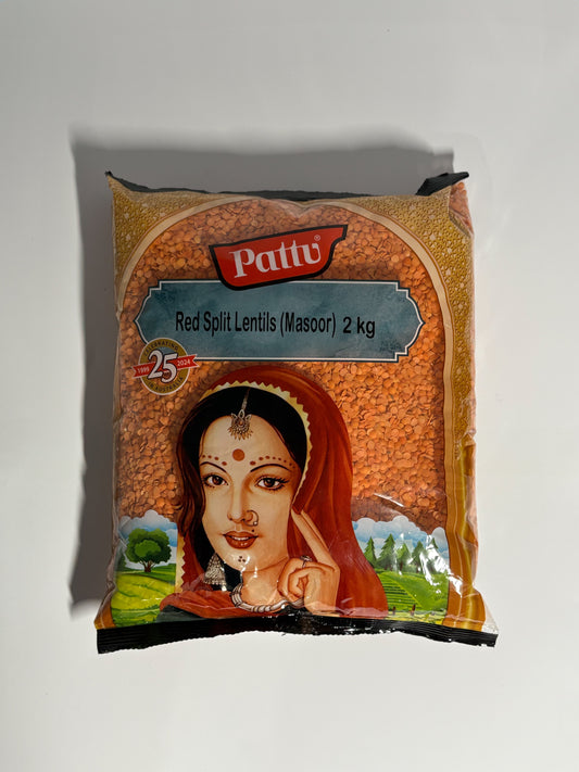Pattu Red Split Lentil (Masoor) 2kg