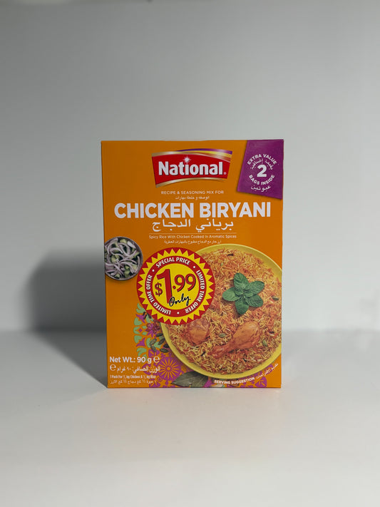 National chicken biryani