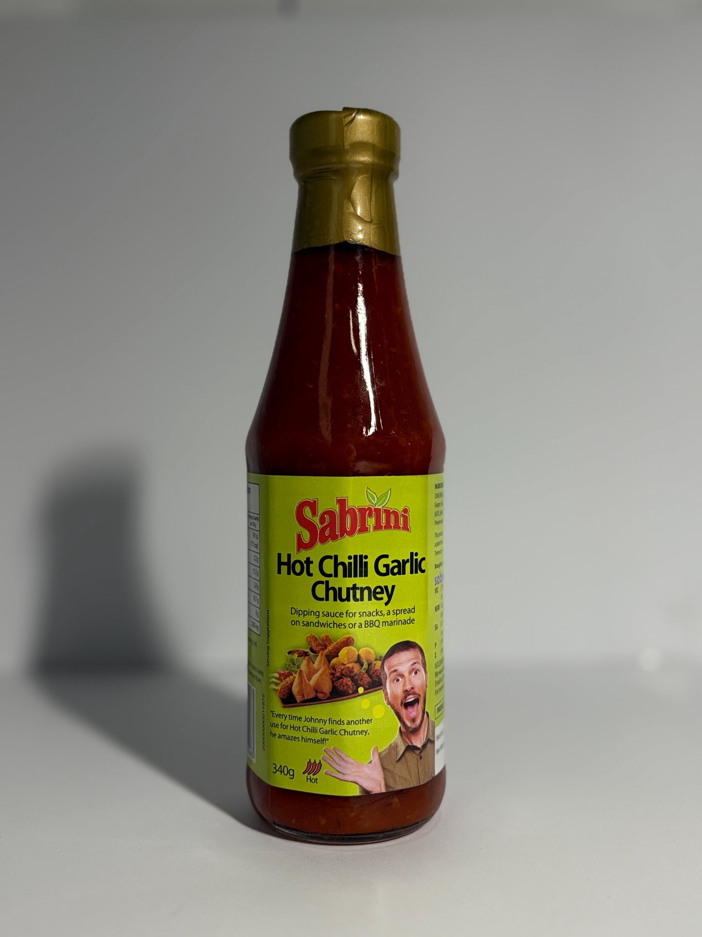 Sabrini Hot Chilli Garlic Chutney 340G