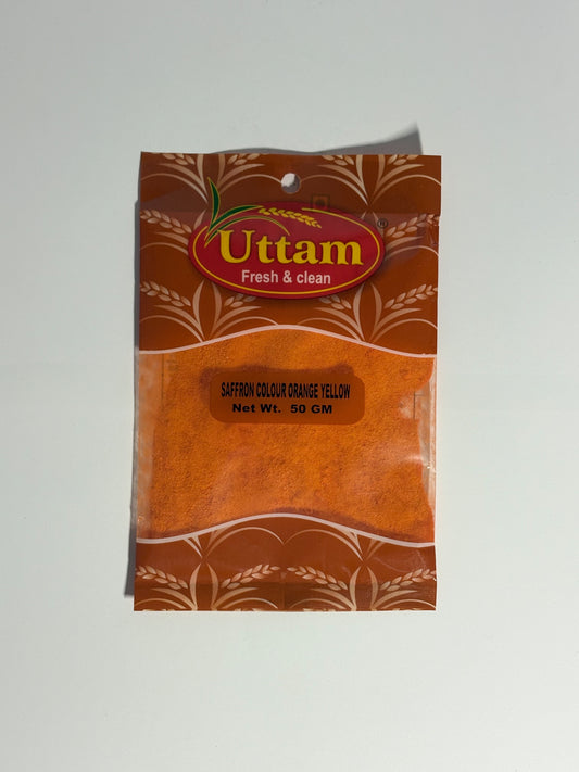 Uttam saffron yellow color 50g