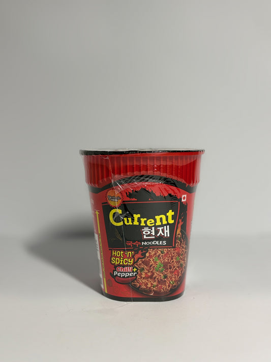 Current hot&spicy cup noodles