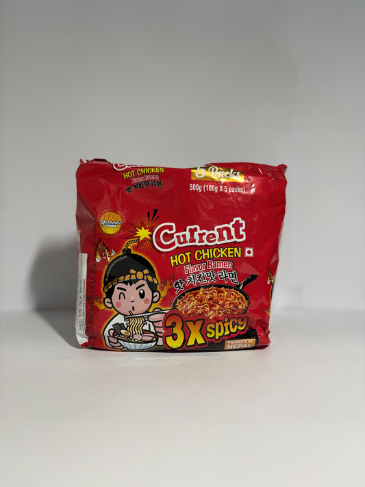 Current hot chicken noodles 500g