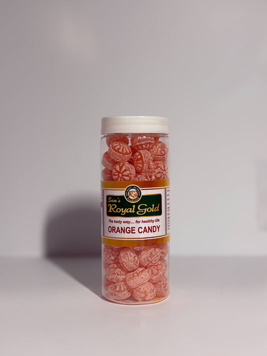 Royal gold orange candy