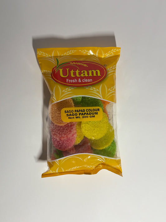Uttam Sago papad colour 200g