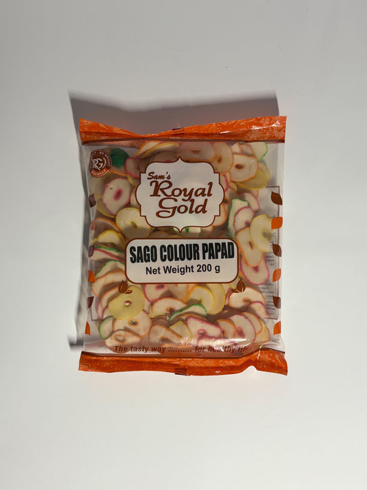 Royal gold Sago colour papad 200g