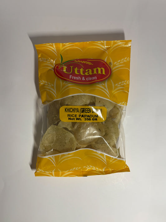 Uttam khichiya rice papadum 350g