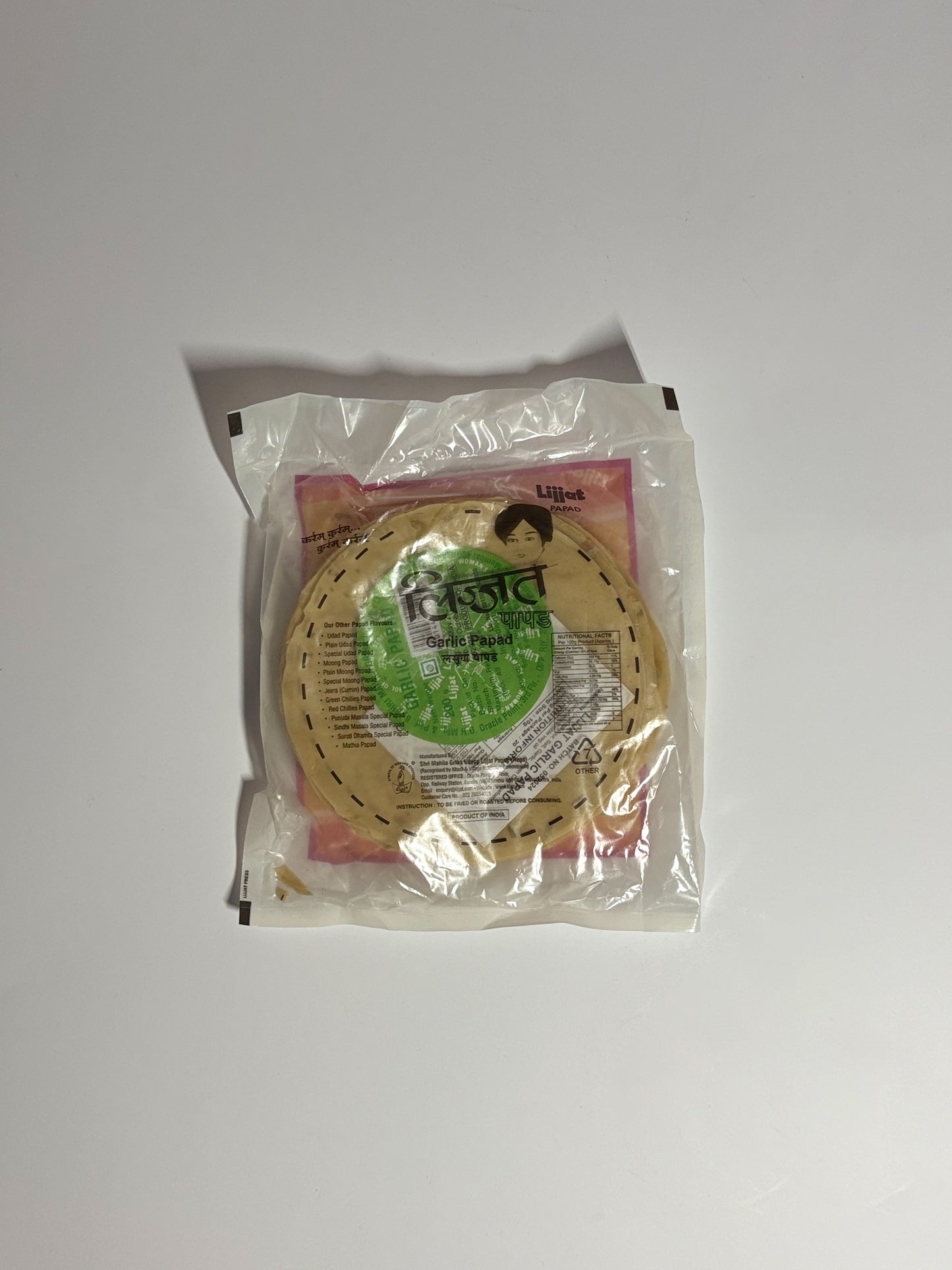 Lijjat Garlic Papad