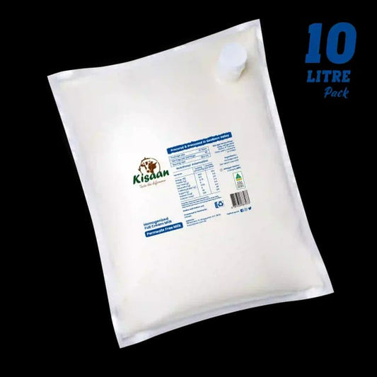 Kisaan milk 10 ltr