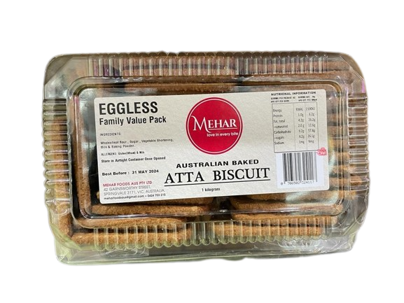 Mehar desi ghee atta biscuits 1kg
