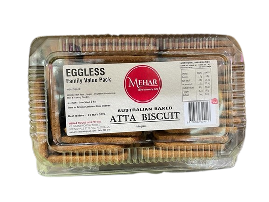 Mehar desi ghee atta biscuits 1kg