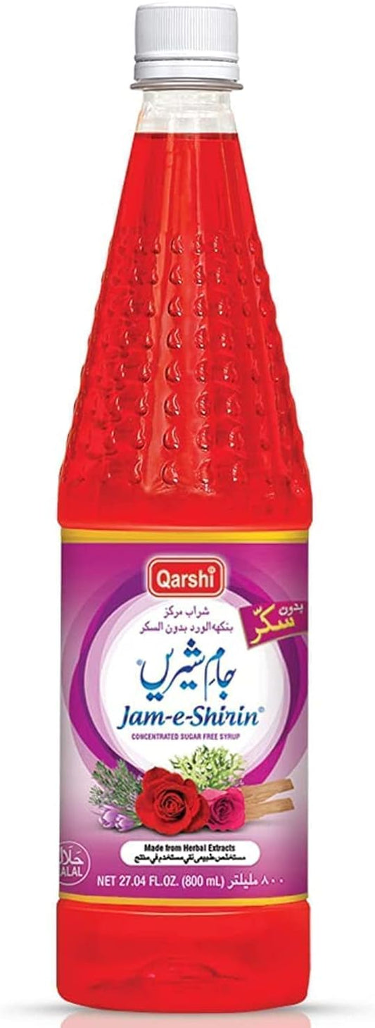Qarshi Jam-e-Shinn Sugar free Syrup 800ml (Halal)