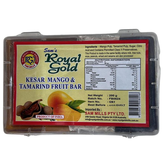 Royal Gold mango tamarind fruit bar