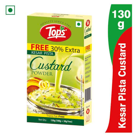Tops Custard Kesar Pista