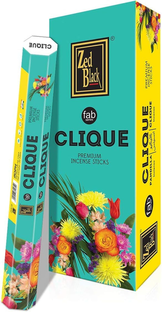 Zed Black Incense sticks CLIQUE